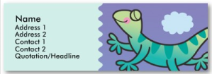 Kids Leaping Lizard Skinny Profile Cards from Zazzle.com_1246084281679