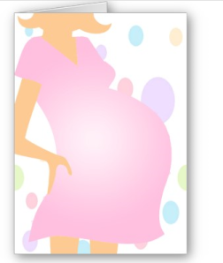 Pink Baby Shower Invitations Card from Zazzle.com_1249111502189